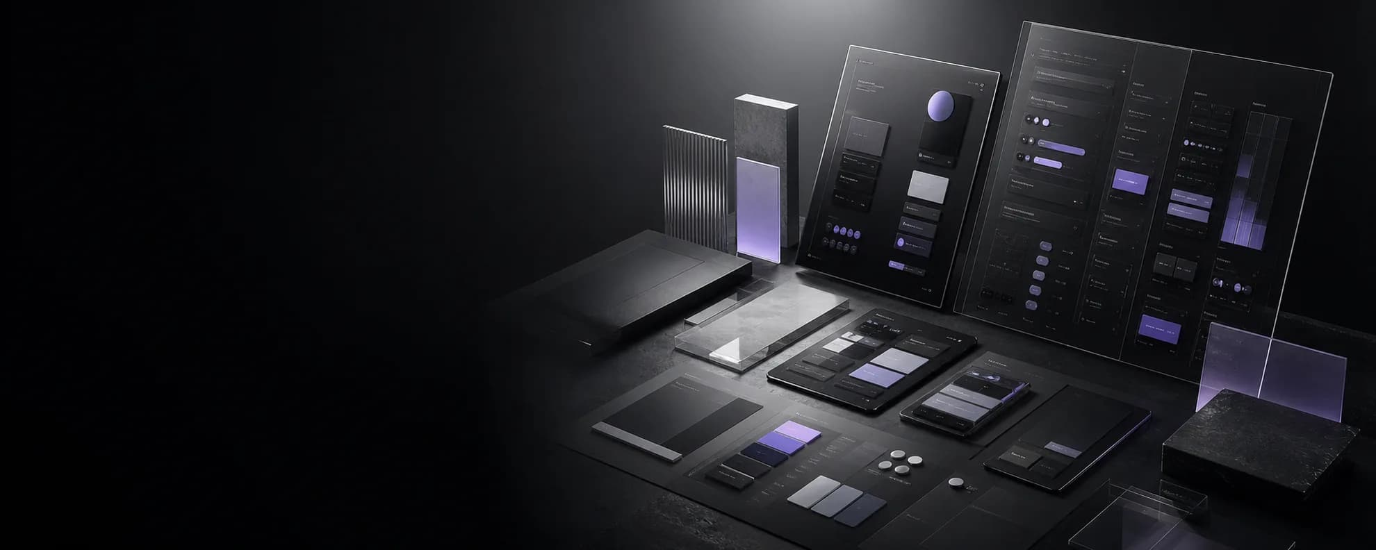 Digital product design system and interface canvases